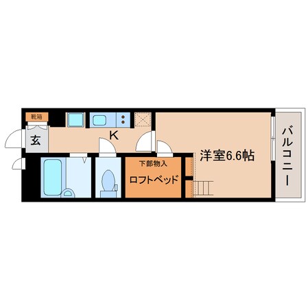 王寺駅 徒歩5分 3階の物件間取画像